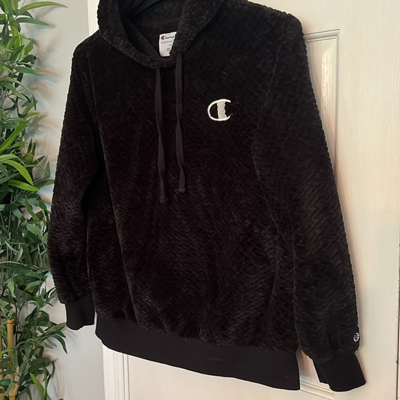 Champion faux fur hoodie S - Picture 2 of 9